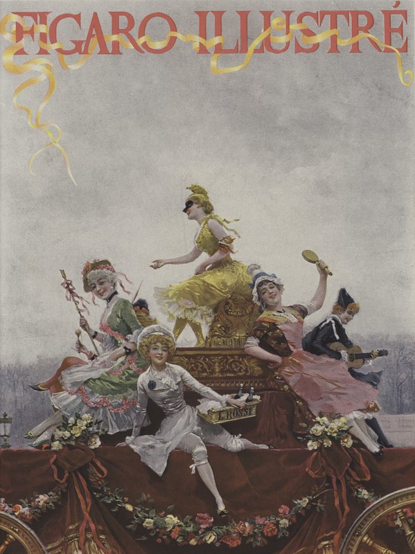 Obálka Le Figaro Illustre, březen 1891 od French School