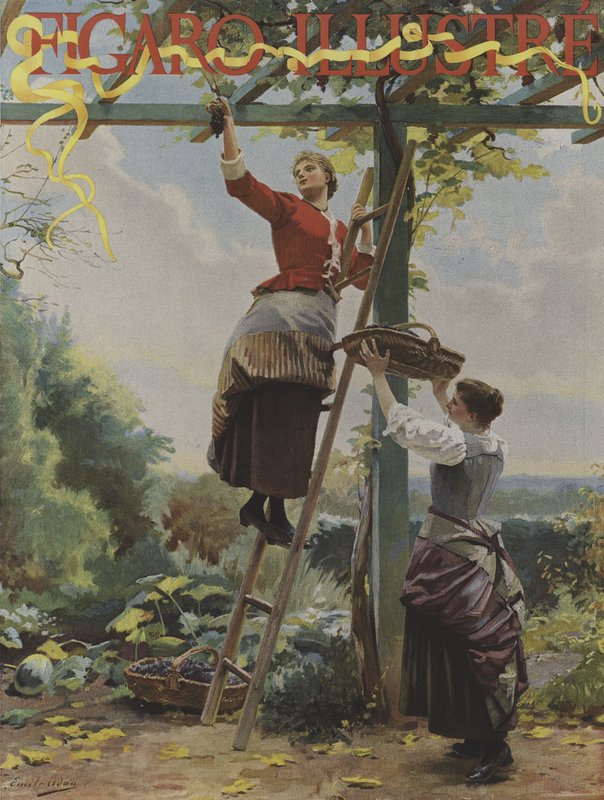 Obálka Le Figaro Illustre, říjen 1891 od French School