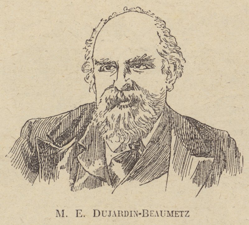 Etienne Dujardin-Beaumetz , francouzský umělec a politik od French School