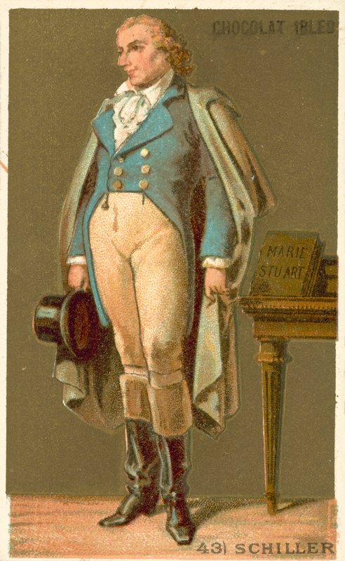 Friedrich von Schiller , německý básník, filozof, historik a dramatik od French School