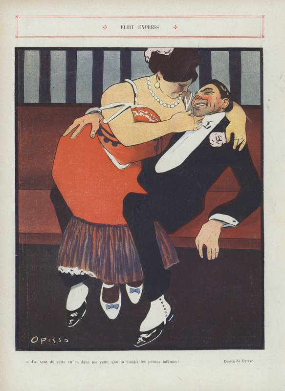 Ilustrace pro Le Rire od French School