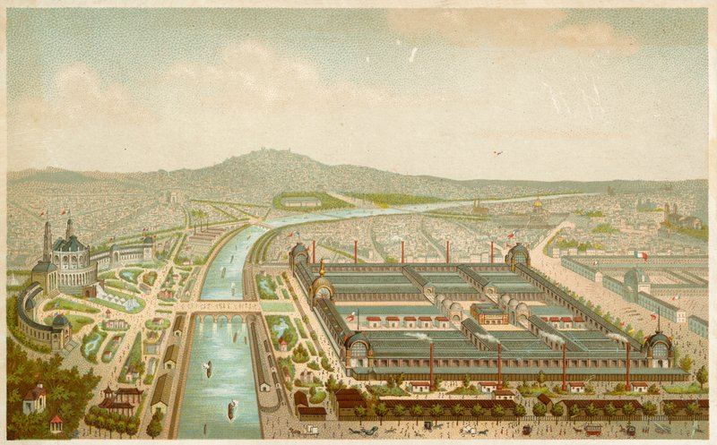 Místo výstavy Universelle, Paříž od French School