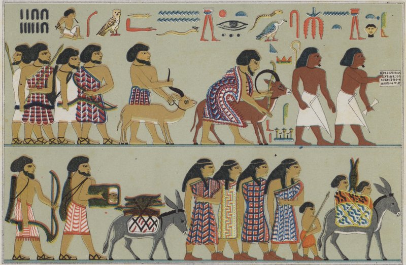 Starověcí egyptští pastevci od German School
