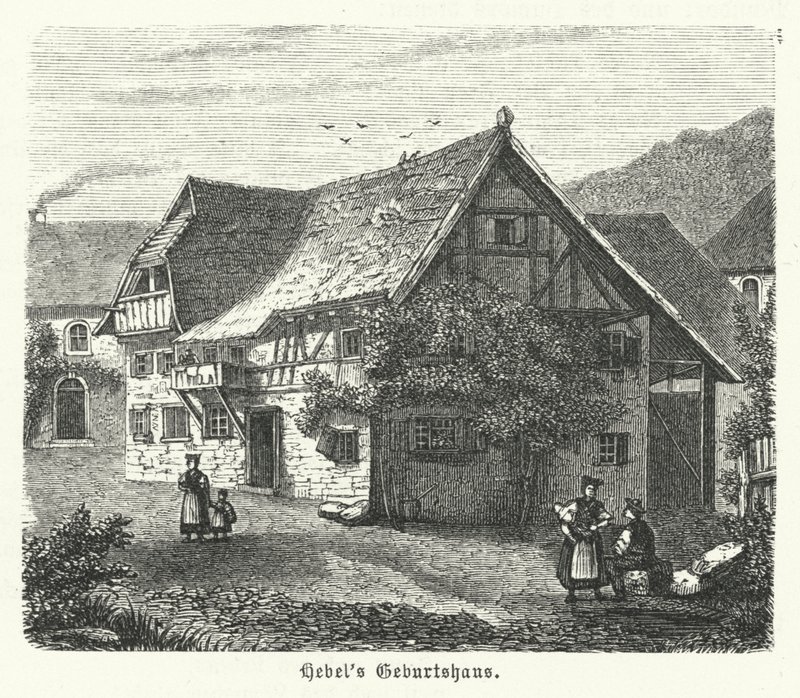 Rodiště německého básníka Johanna Petera Hebela, Basilej od German School