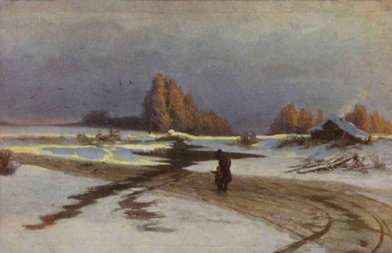 The Thaw, 1871 od Russian School