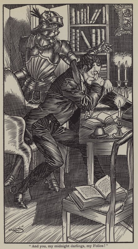 Ilustrace k The Essays of Elia od Charlese Lamba (litho) od A. Garth Jones
