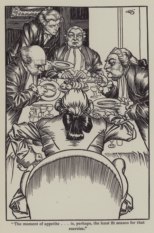 Ilustrace k The Essays of Elia od Charlese Lamba (litho) od A. Garth Jones