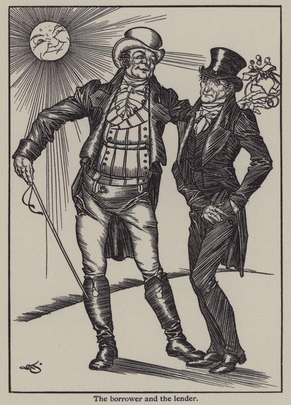 Ilustrace k The Essays of Elia od Charlese Lamba (litho) od A. Garth Jones