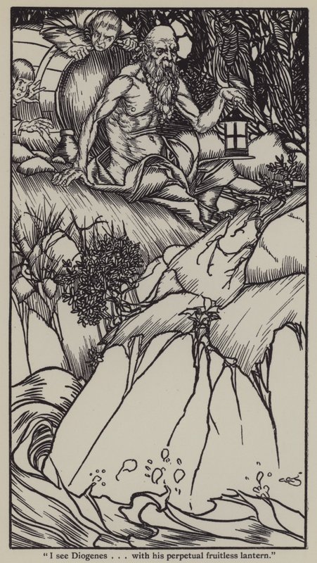 Ilustrace k The Essays of Elia od Charlese Lamba (litho) od A. Garth Jones