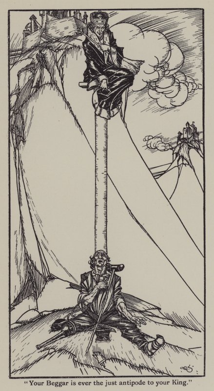 Ilustrace k The Essays of Elia od Charlese Lamba (litho) od A. Garth Jones