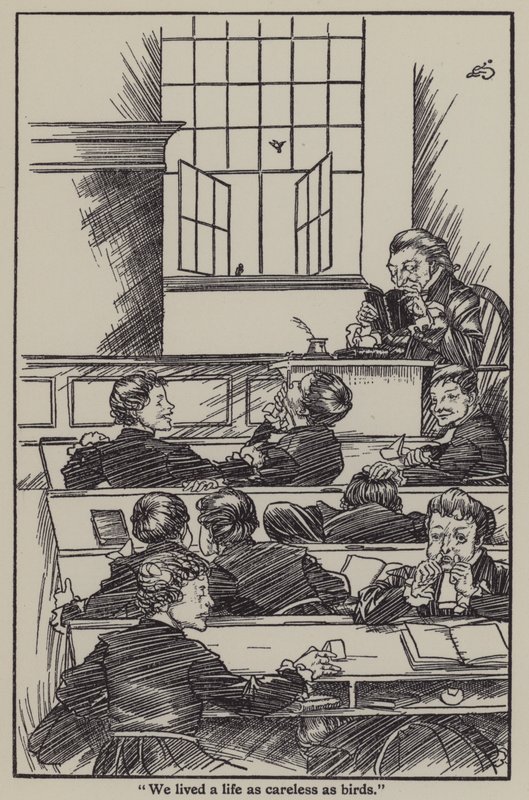 Ilustrace k The Essays of Elia od Charlese Lamba (litho) od A. Garth Jones