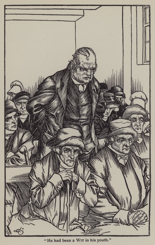 Ilustrace k The Essays of Elia od Charlese Lamba (litho) od A. Garth Jones