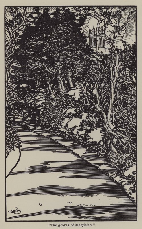 Ilustrace k The Essays of Elia od Charlese Lamba (litho) od A. Garth Jones