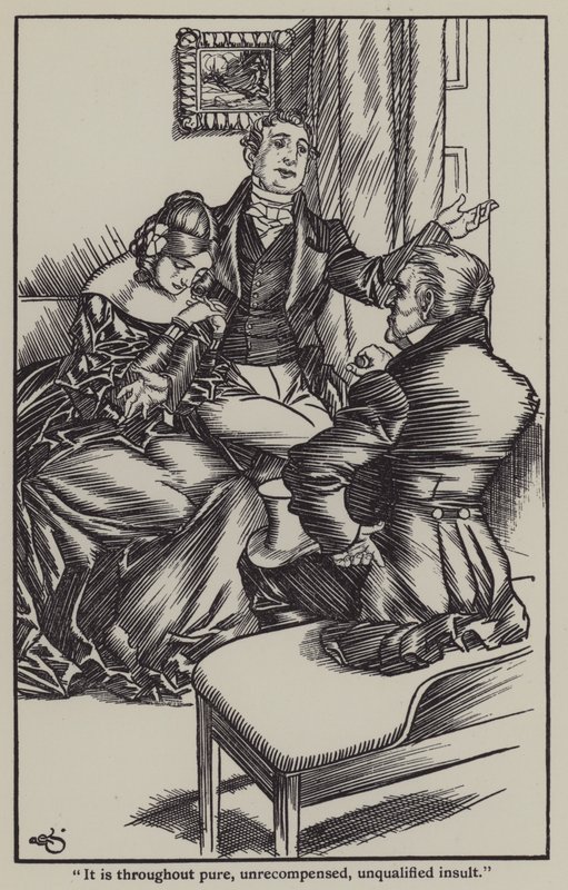 Ilustrace k The Essays of Elia od Charlese Lamba (litho) od A. Garth Jones