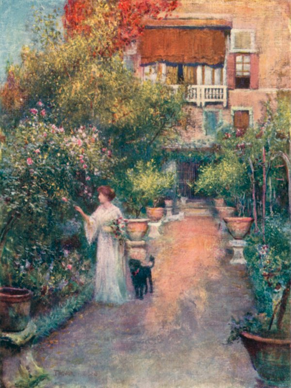 Zahrada Palazzo Cappello od A. Trevor Haddon