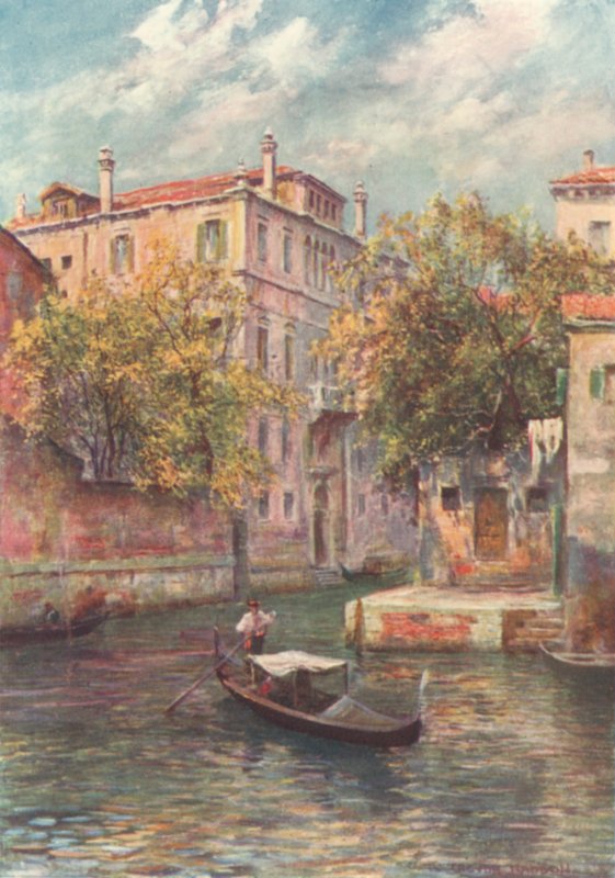 Palazzo Dona z Rio S Polo od A. Trevor Haddon