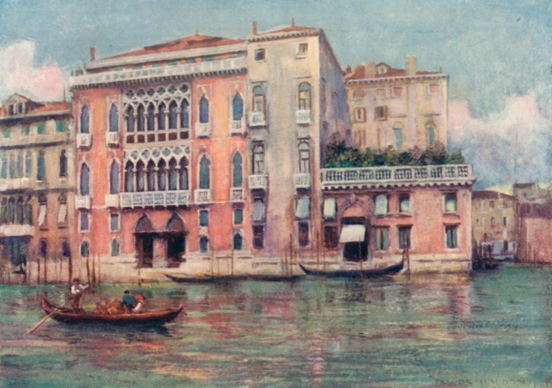 Palác Pisani-Moretta od A. Trevor Haddon
