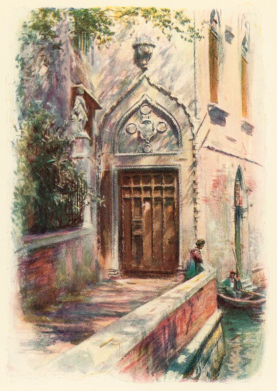 Portál Palazzo Sanudo Van Axel Land od A. Trevor Haddon