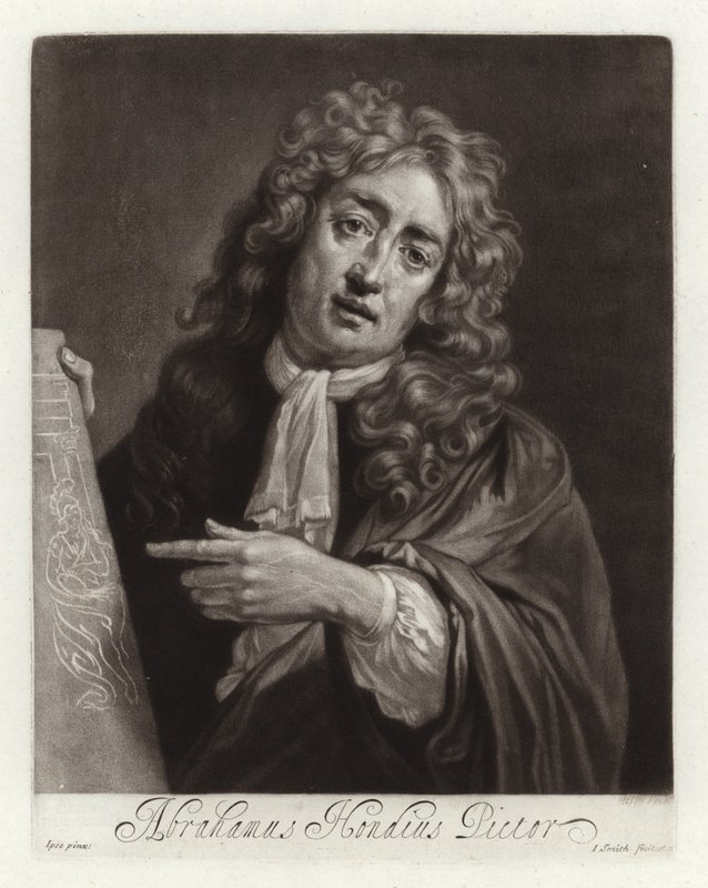 Portrét Abrahama Hondiuse od Abraham Danielsz. Hondius