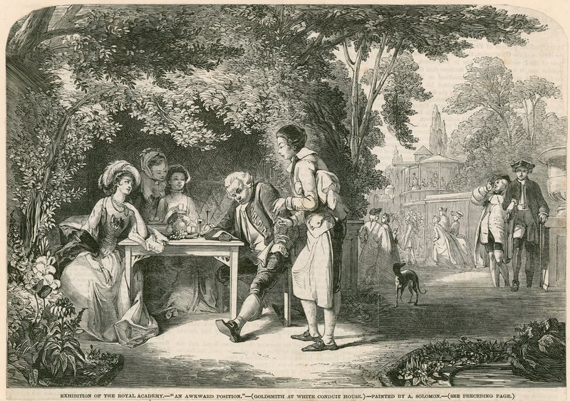 Zlatník v White Conduit House, Islington, Londýn od Abraham Solomon