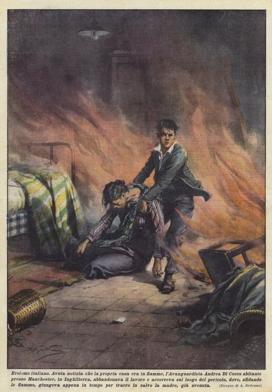 Italské hrdinství od Achille Beltrame