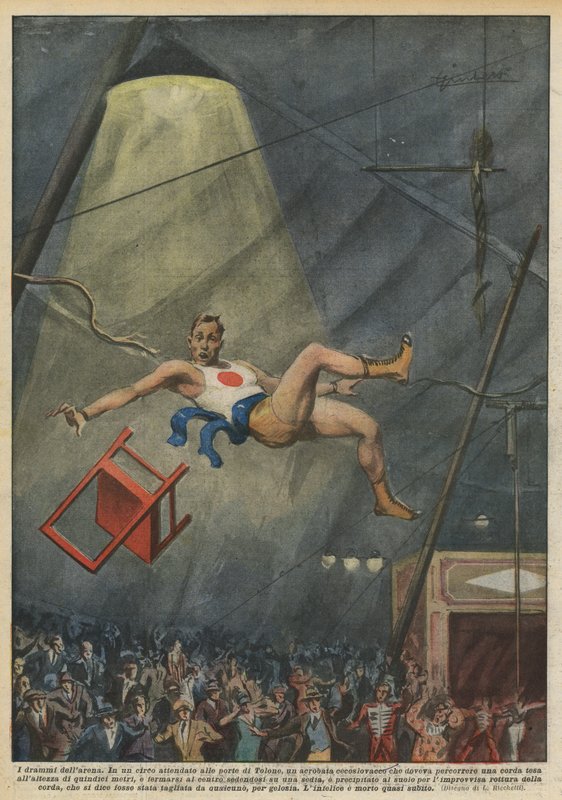 Dramata v aréně od Achille Beltrame