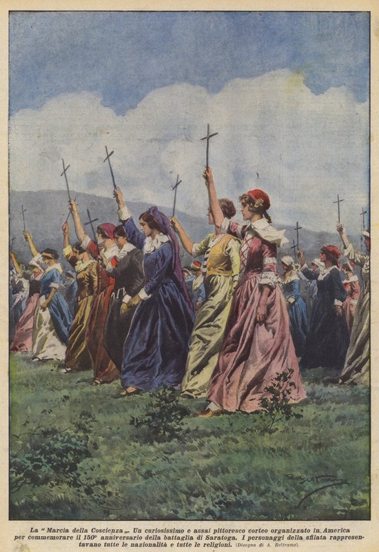 Pochod svědomí od Achille Beltrame