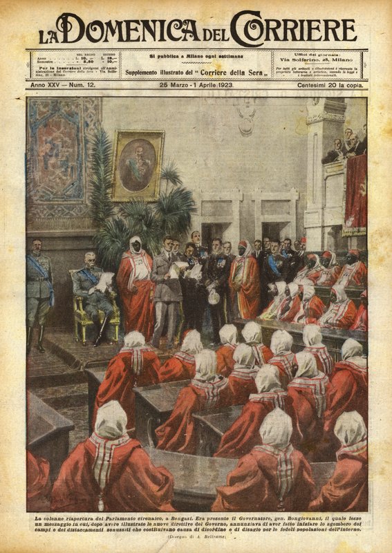 Slavnostní znovuotevření kyrenského parlamentu v Benghází od Achille Beltrame