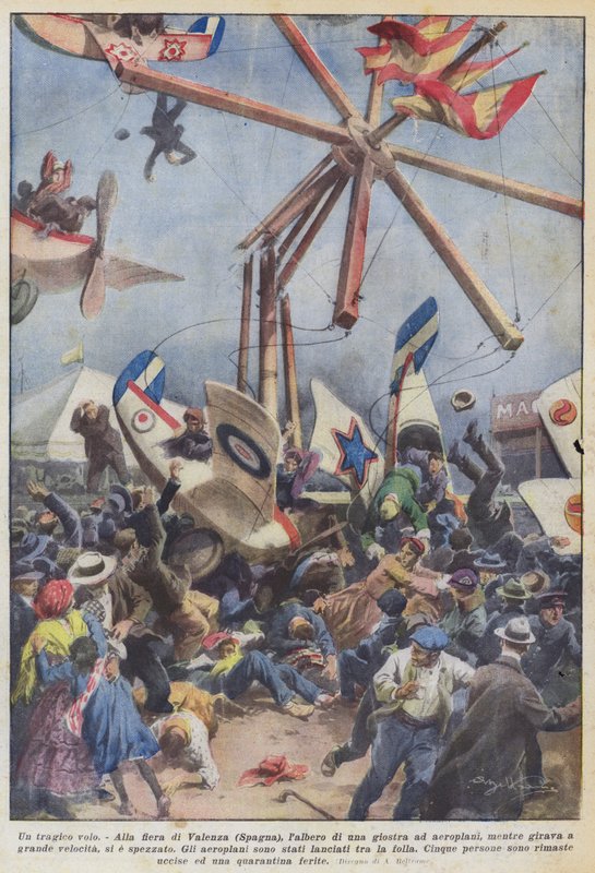 Tragický let od Achille Beltrame