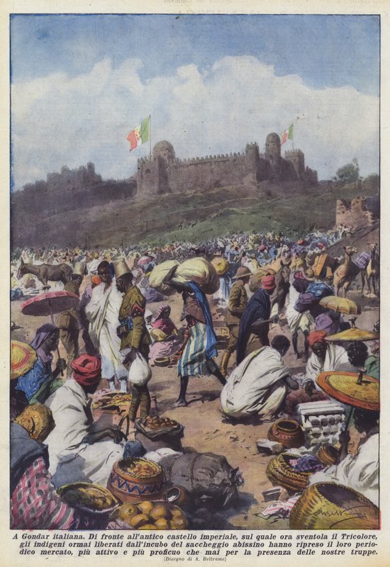 V italském Gondaru od Achille Beltrame
