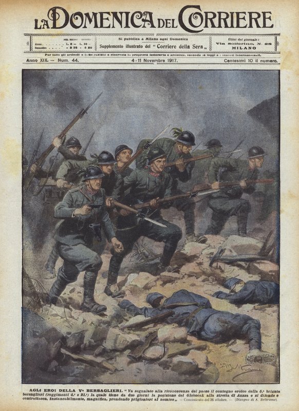 Hrdinům z Va Bersaglieri od Achille Beltrame