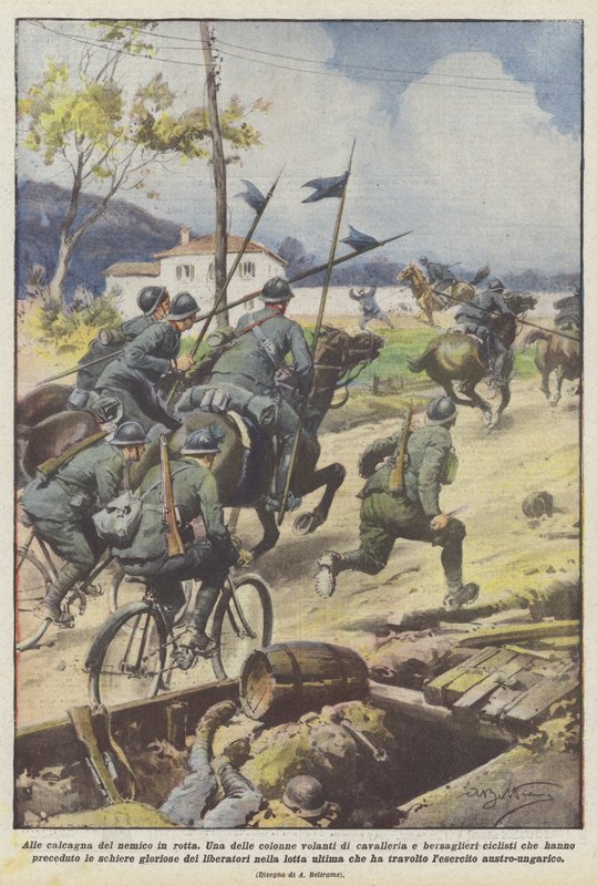 V patách nepřítele na cestě od Achille Beltrame