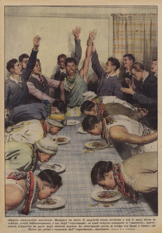 Veselost amerických studentů od Achille Beltrame
