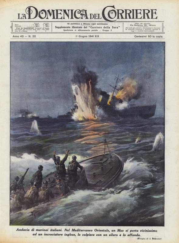 Odvaha italských námořníků od Achille Beltrame