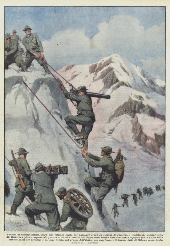 Baterie Alpine od Achille Beltrame