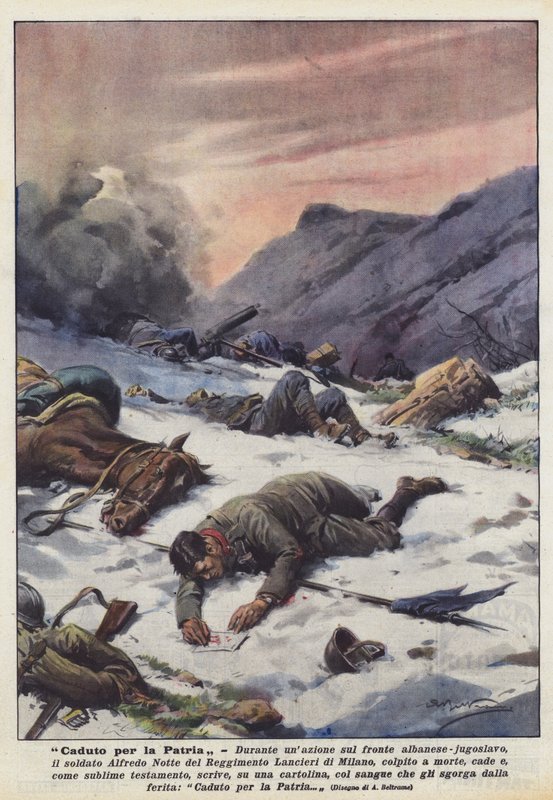 Padlí za vlast od Achille Beltrame