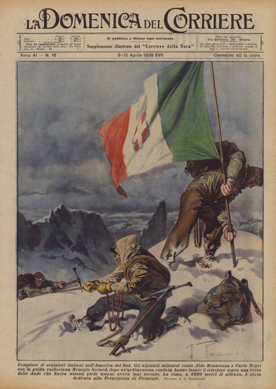 Výpravy italských horolezců do Jižní Ameriky od Achille Beltrame