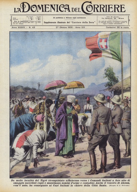 Z mnoha lokalit znovudobytého Tigre proudí lidé na italské příkazy jednat? od Achille Beltrame