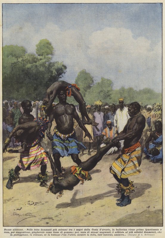 Africké tance od Achille Beltrame