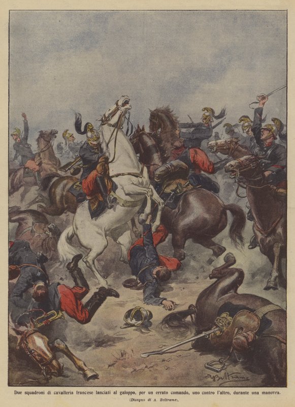 Dvě eskadry francouzské jízdy vyrazily tryskem kvůli špatnému rozkazu? od Achille Beltrame
