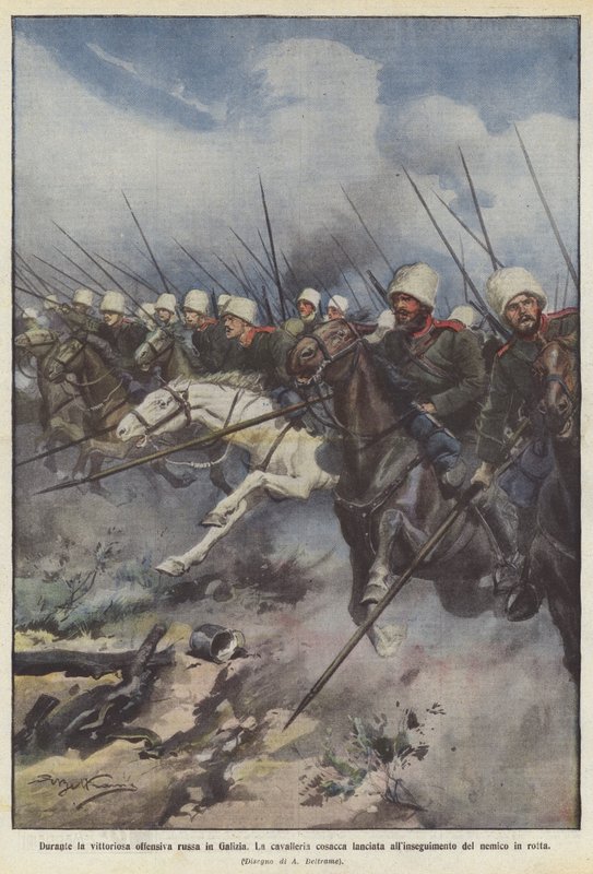 Během vítězné ruské ofenzívy v Haliči od Achille Beltrame
