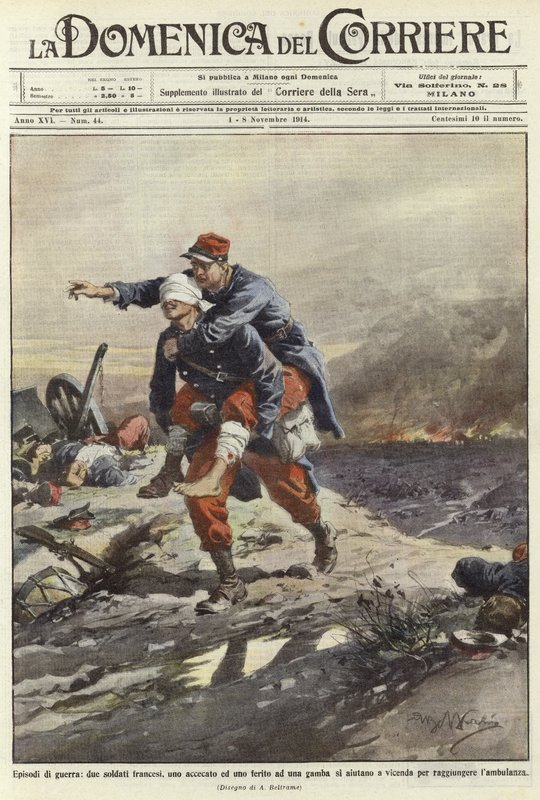 Epizody války od Achille Beltrame