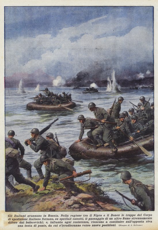 Italové postupují v Rusku od Achille Beltrame