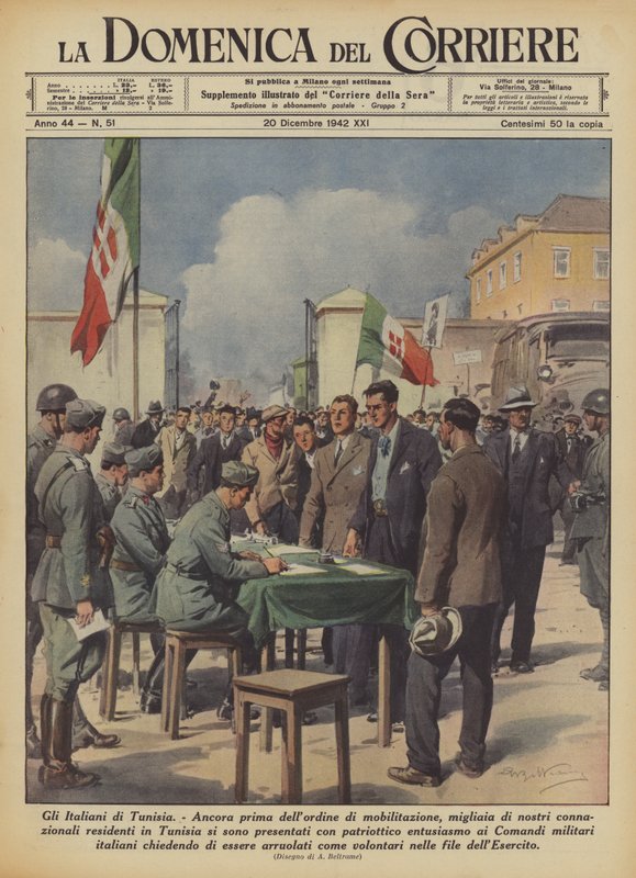 Italové z Tuniska od Achille Beltrame