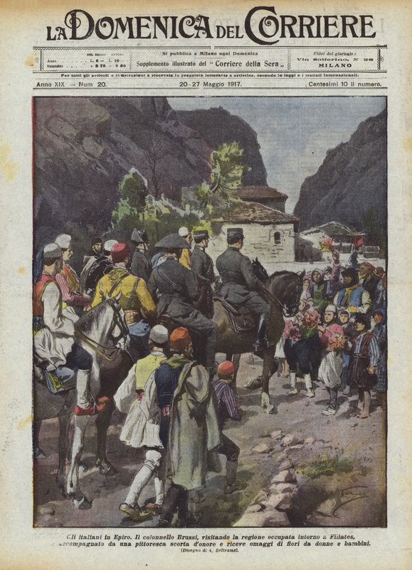 Italové v Epiru od Achille Beltrame