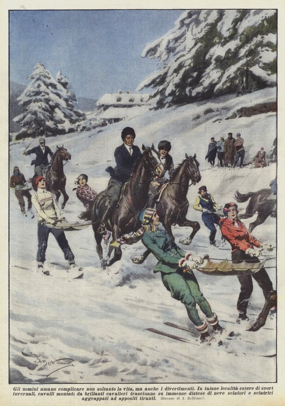 Muži si rádi komplikují nejen život, ale i zábavu. od Achille Beltrame