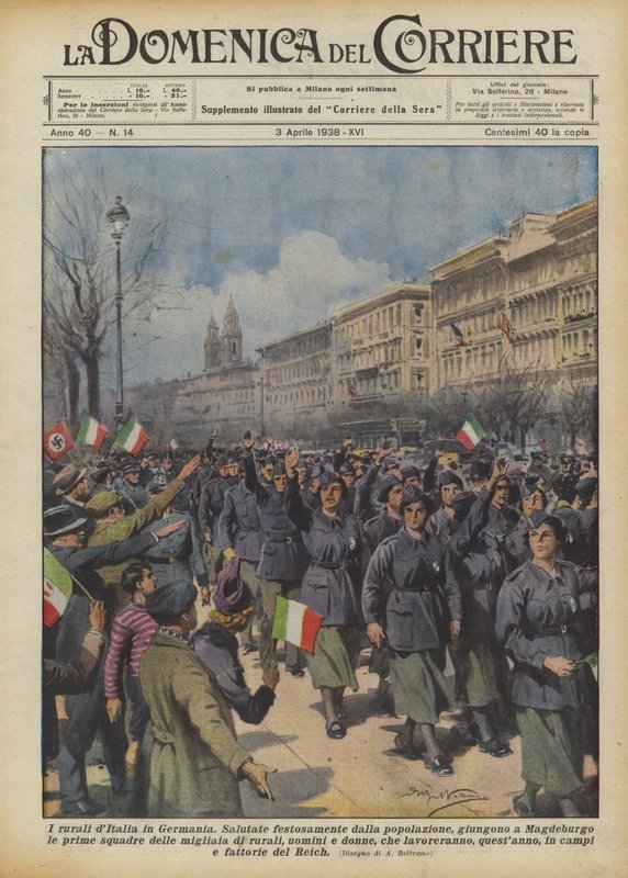 Italský venkov v Německu od Achille Beltrame