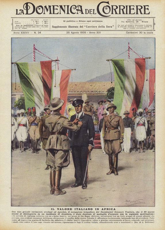 Italská hodnota v Africe od Achille Beltrame