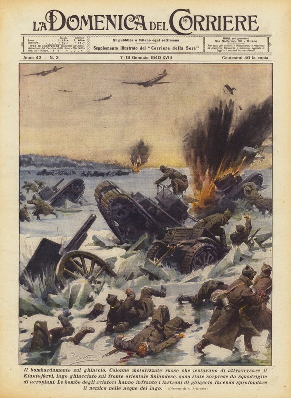 Ledové bombardování od Achille Beltrame
