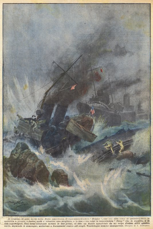 Drama sedmi jednotek americké flotily od Achille Beltrame